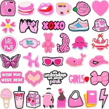 92 Pcs Mixed Pvc Shoe Charms Lot Different Charms Fit For Croc Clog Sandals