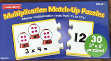 Lakeshore Multiplication Match-Up Puzzles RR4...