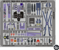Eduard FotoäTzteile Mig-29A Fulcrum Interior Detail Set Academy Kit 1:48 49277