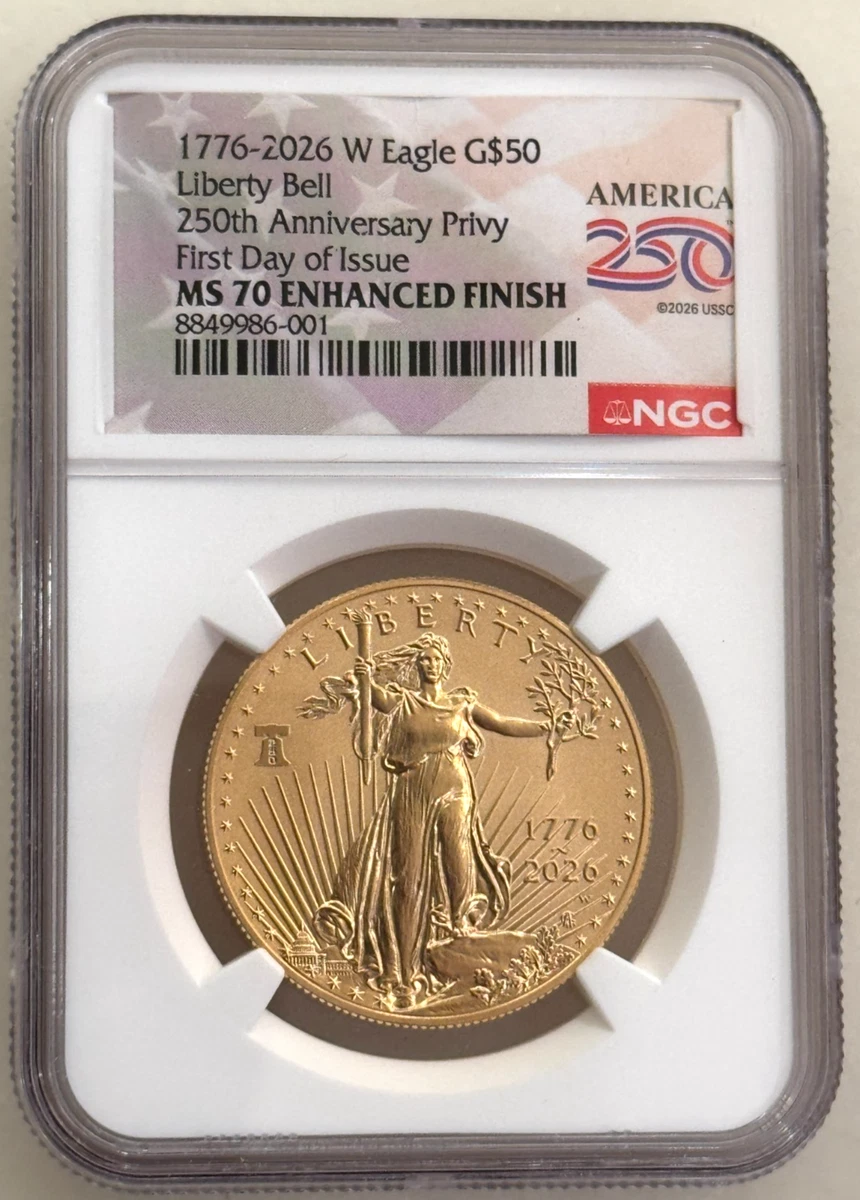 NGC Certified MS 70 American Eagle Gold Bullion Coins for sale | eBay