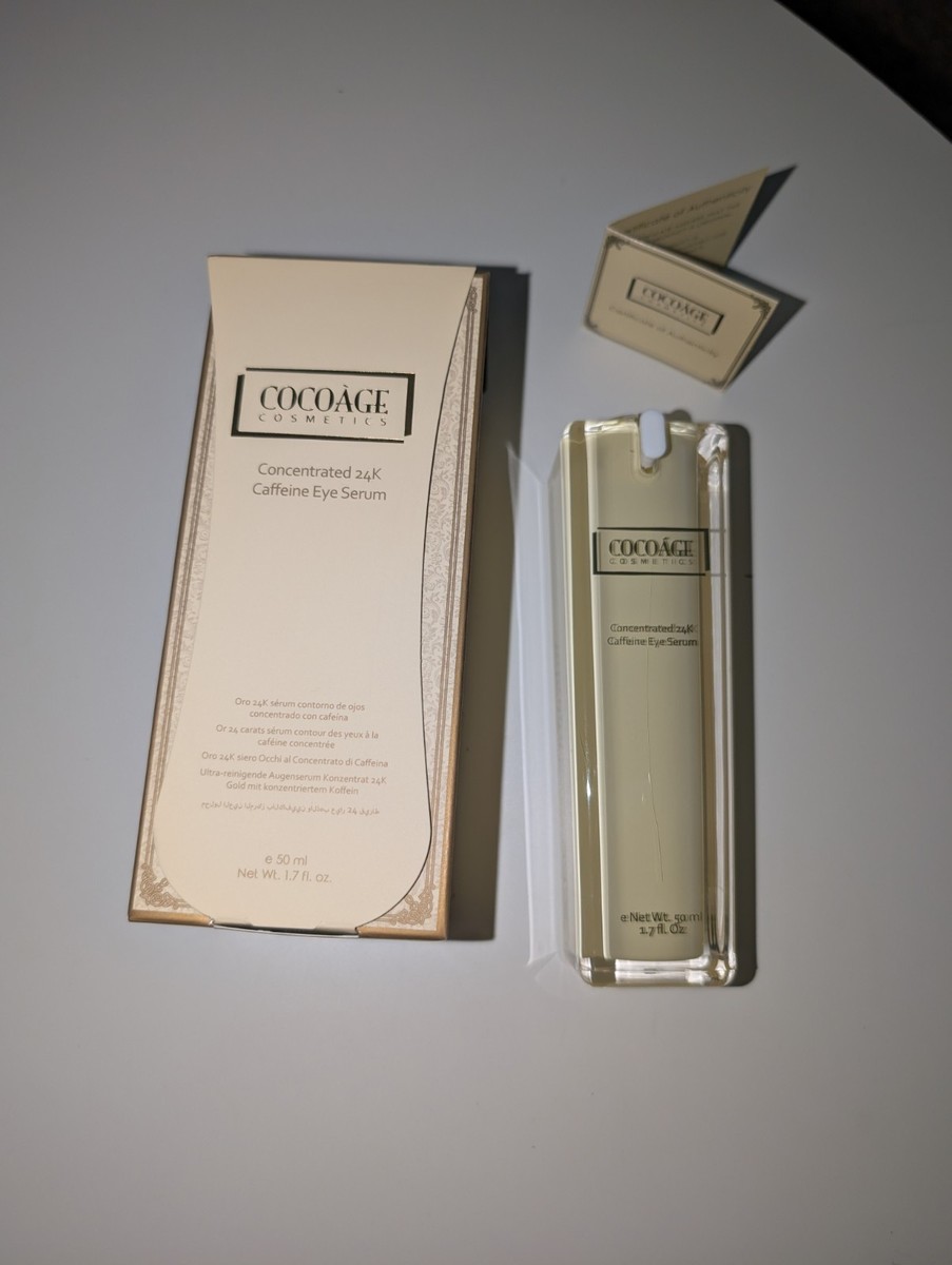 COCOAGE COSMETICS Concentrated 24K Caffeine Eye Serum 1.7 fl. Oz