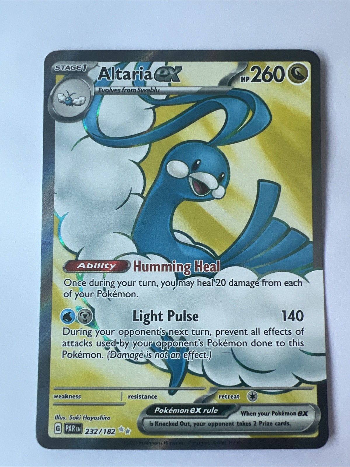 Altaria ex 232/182 Sv04: Paradox Rift Holo