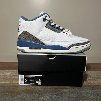 Nike Air Jordan 3 True Blue 2026  1 1985 1988 Original 1/1 Sample 4 1989 5 1990