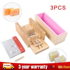 Pro Soap Making Supplies Kit 3 pcs Set Soap Tools Cakes Mold Handmade DIY NEW