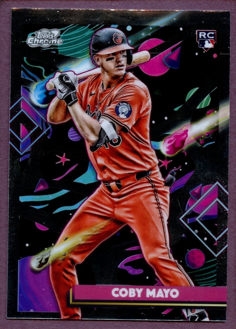 2025 Topps Chrome Cosmic #154 Coby Mayo Base