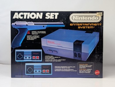 Nintendo NES Action Set French Canadian Variant - Rare & Very Good Condition