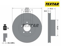 2 St. Bremsscheibe Pro+ Textar 92122805 FüR Bmw 7Er