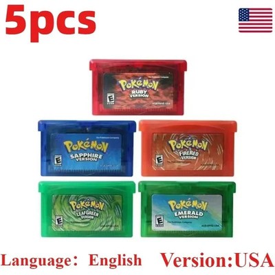 Game Card Emerald For Pokemon GBA