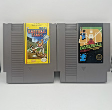 Baseball Stars & Baseball Sports Series 5 Screw NINTENDO NES Games LOT Bundle