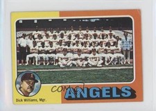 1975 Mini Team Checklist California ) Los Angeles Angels Dick Williams HOF 0bn8