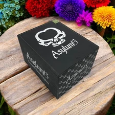 Asylum 13 8x80 Empty Wooden Cigar Box 6.75x8.5x5.5