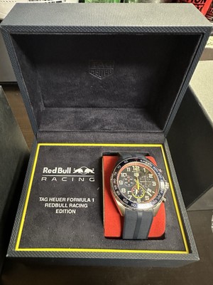Tag Heuer 43mm Formula 1 Chronograph Red Bull Speed Men's Watch CAZ101AL.FT8052