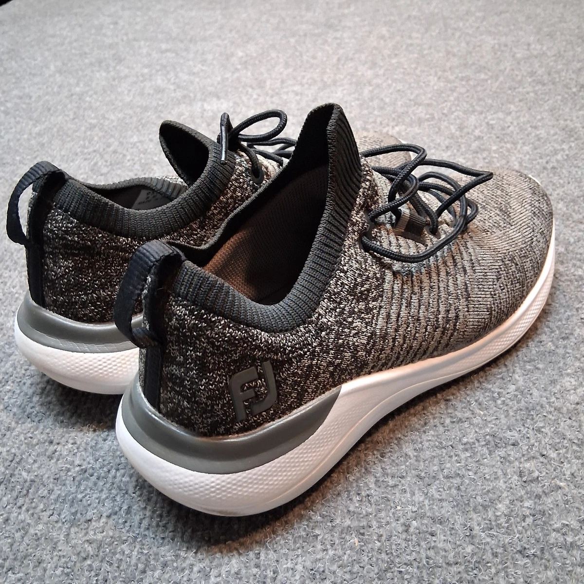 Chaussures FootJoy FJ Flex Pour Femme, Grises, Mesh Respirant, Taille US 8 M (sneakers De Sport)