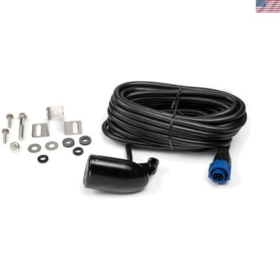 Universal Hull Compatible Transom-Mount Transducer 83/200 kHz with 20 ft Cable