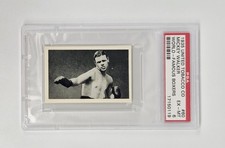 PSA GRADED 6 EX MT 1935 United Tobacco Co World Famous Boxers #78 Mickey Walker