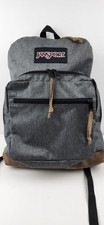 De colección. Mochila para Laptop JanSport Gris Azul Seattle Interior Gamuza Parte Inferior Ex. Estado.