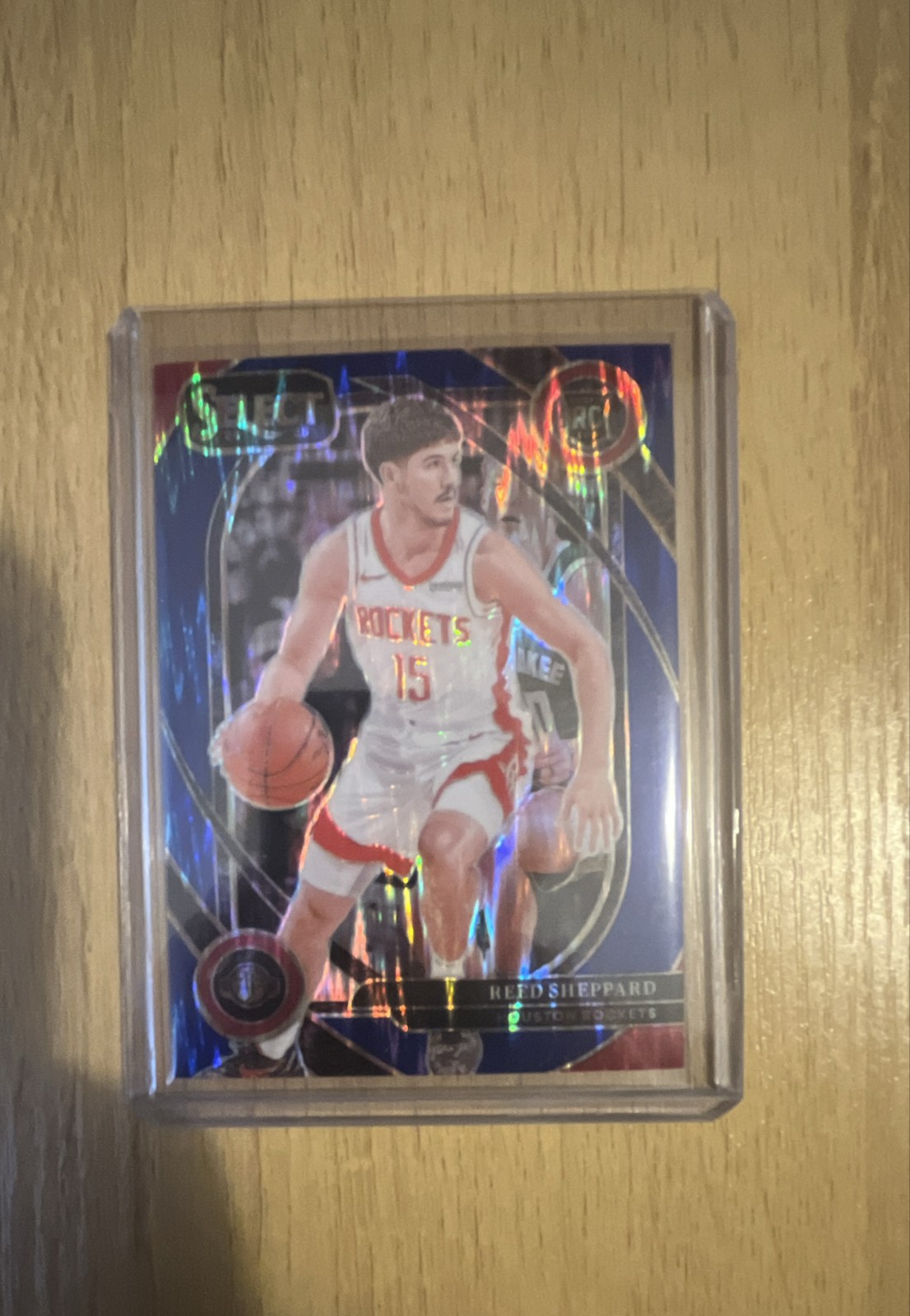 2024-25 Panini Select - Courtside Reed Sheppard #299 Blue Flash Prizm /99 (RC)