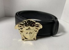 Versace Black Medusa | Great Shape | Wst Sz 32-34 | Secure And Fast Shipping.