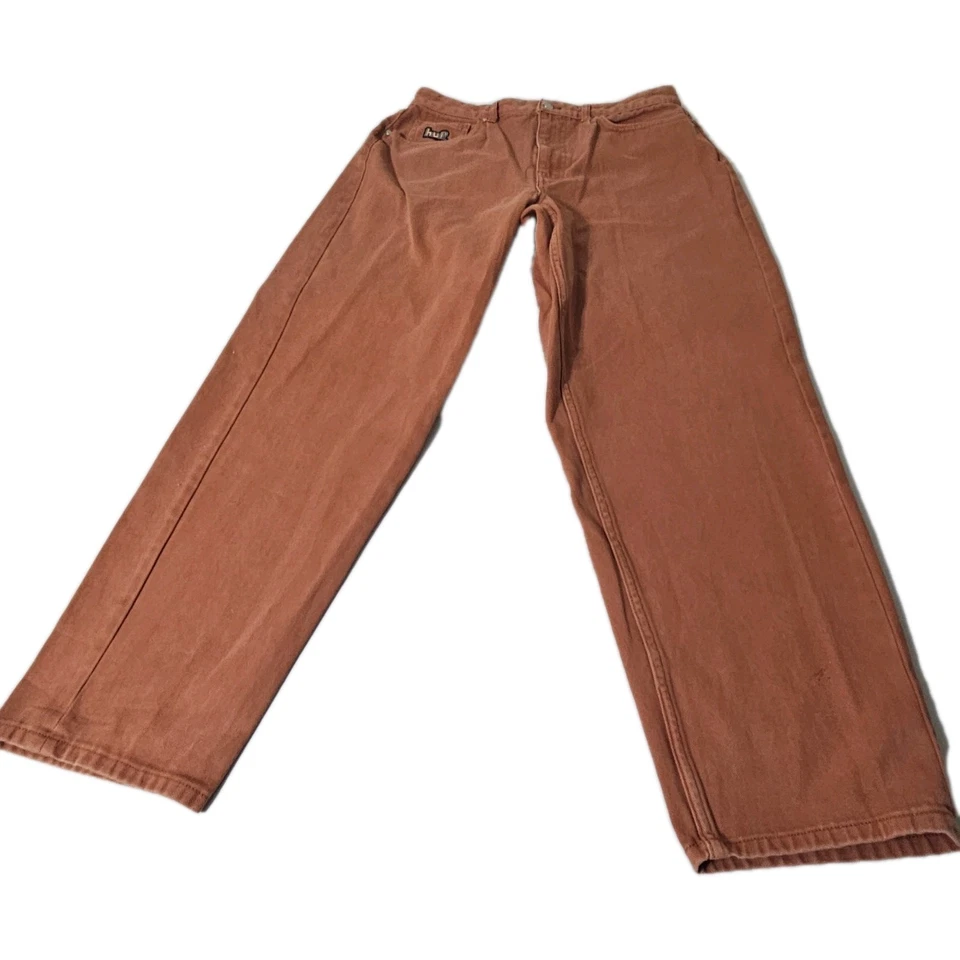 Cromer Huf. Pantalón vaquero negro holgado cónico talla 30 retro 100 % algodón Foto 2 de 4