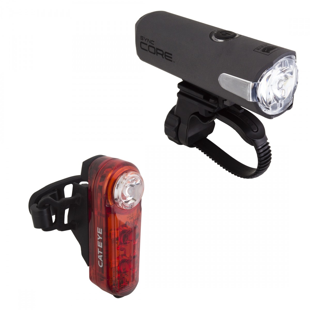 Cateye SYNCCORESYNCKinetic USB Rechargeable Bike Light Combo - App-Controlled 18590₽