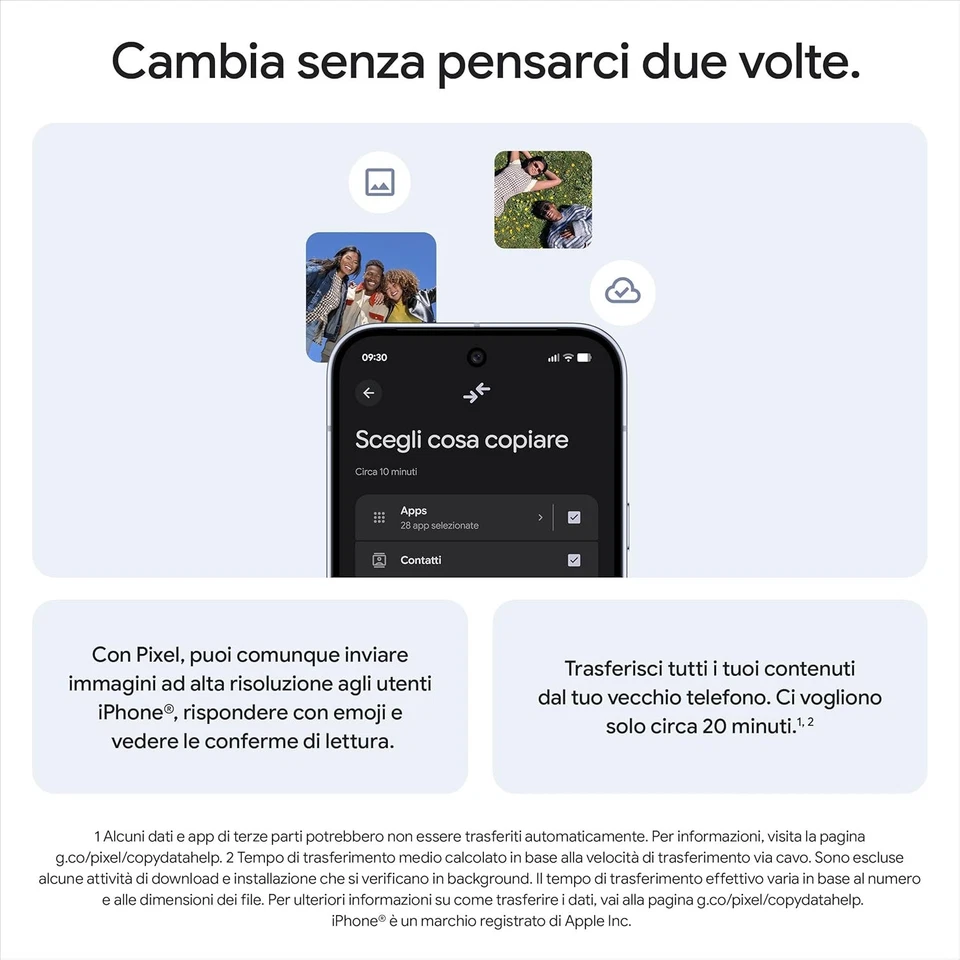 Google Pixel 10 Pro 256GB - Grigio argento - NUOVO - Immagine 3 di 4