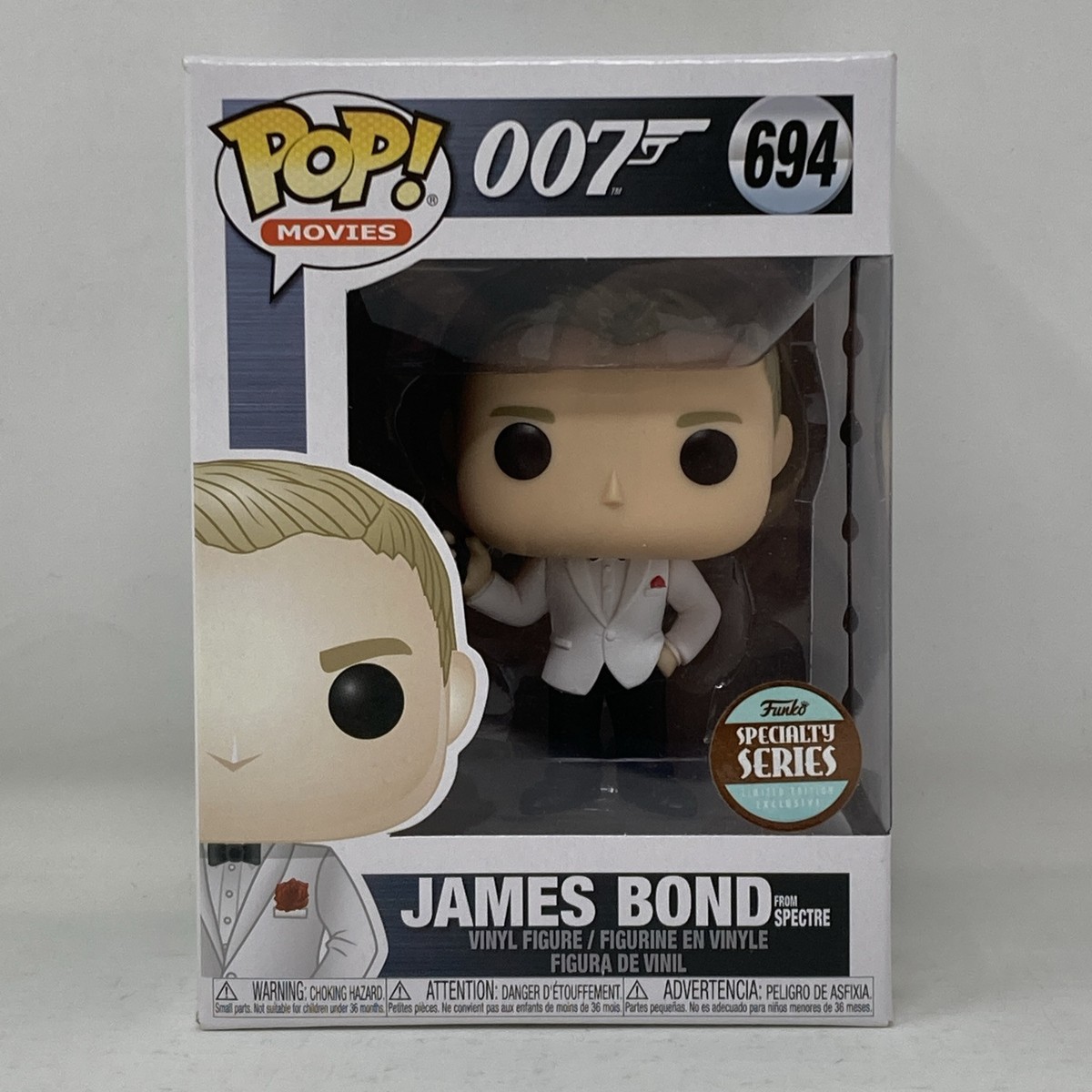 Funko Pop! James Bond From Spectre #694 Specialty Series In Box w