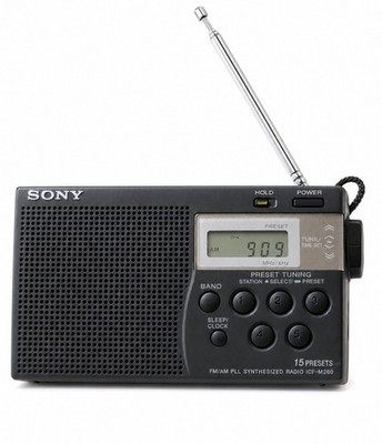 Sony Icf-m260 Am/fm PLL Synthesized Clock Radio With Digital