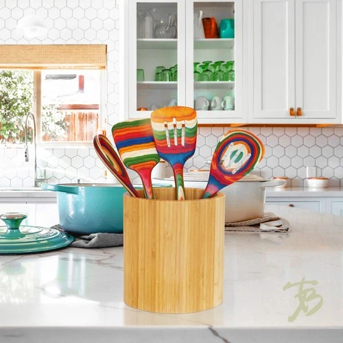 Totally Bamboo Utensil Holder - Thumbnail 5