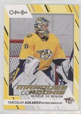 2023-24 O-Pee-Chee Marquee Rookie Yellow Border Yaroslav Askarov #541 0i6