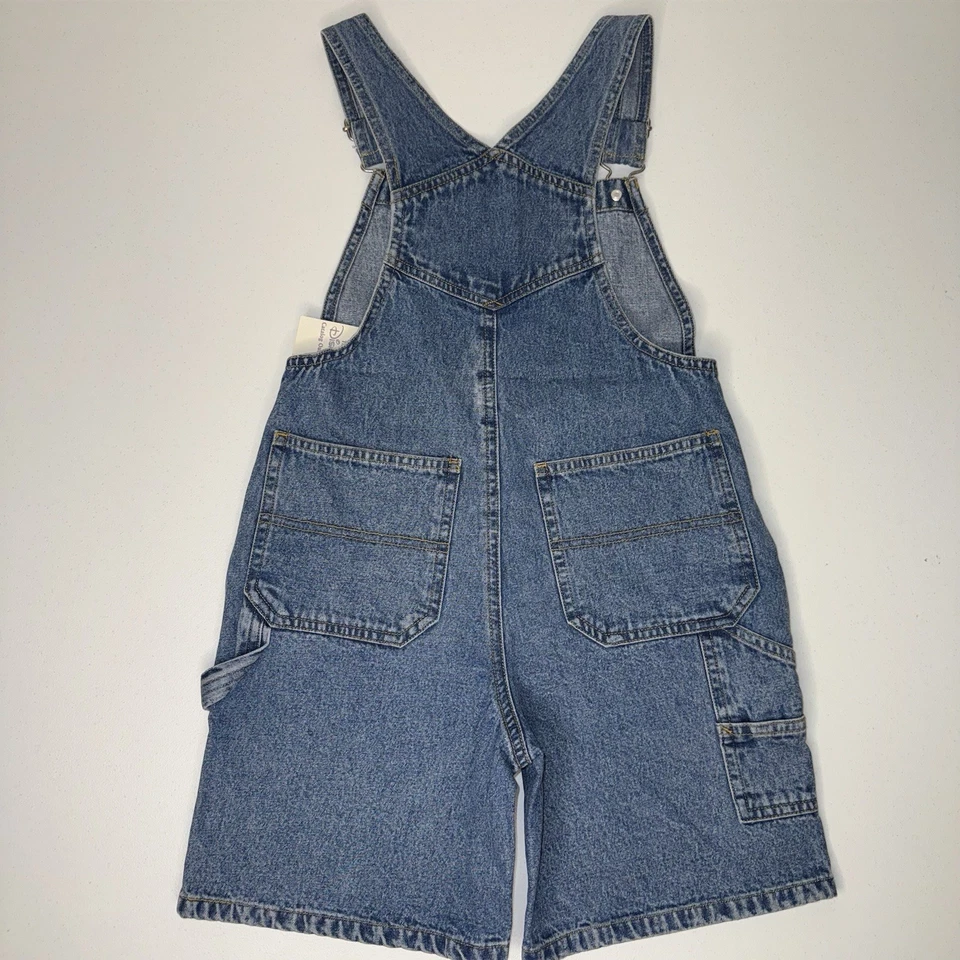NWT VINTAGE WINNIE THE POOH DISNEY CATALOG STITCHED DENIM OVERALLS SIZE Kids 7/8 - Image 4 of 4