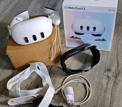 Meta Quest 3 512GB VR-Headset Voll Funktionsfähig Wie Neu mit OVP