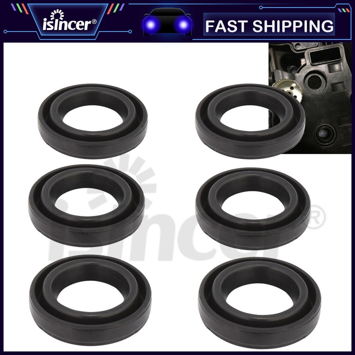 スシエボ　フレセ Valve Cover Spark Plug Tube Seal Set for 1995-2016 Nissan