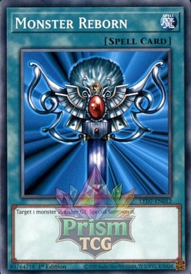 1st Ed Monster Reborn LED7-DE012 Yugioh
