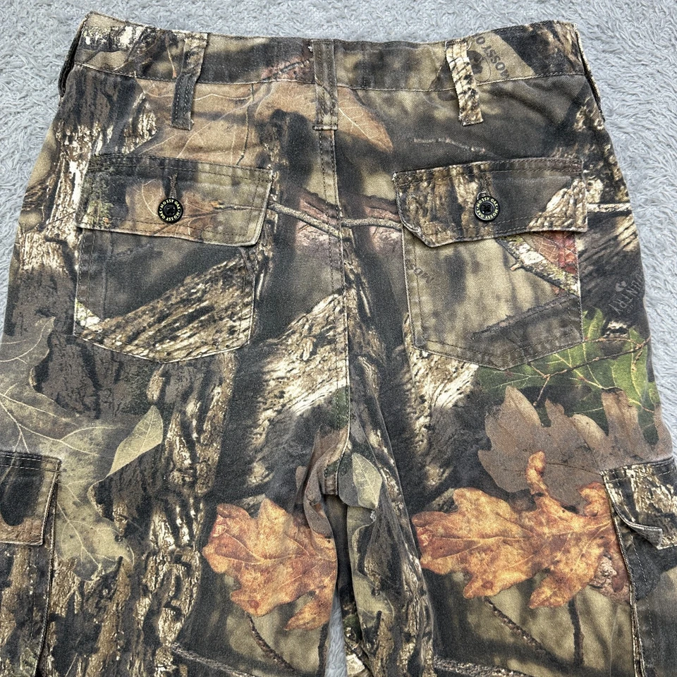 Mossy Oak Pants Mens 28x29 Camo Cargo Hunting Woodland Quiet Fabric - Image 4 of 4