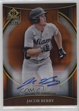 2023 Bowman Invicta Orange Refractor 14/25 Jacob Berry #BI-1 Auto 2s2