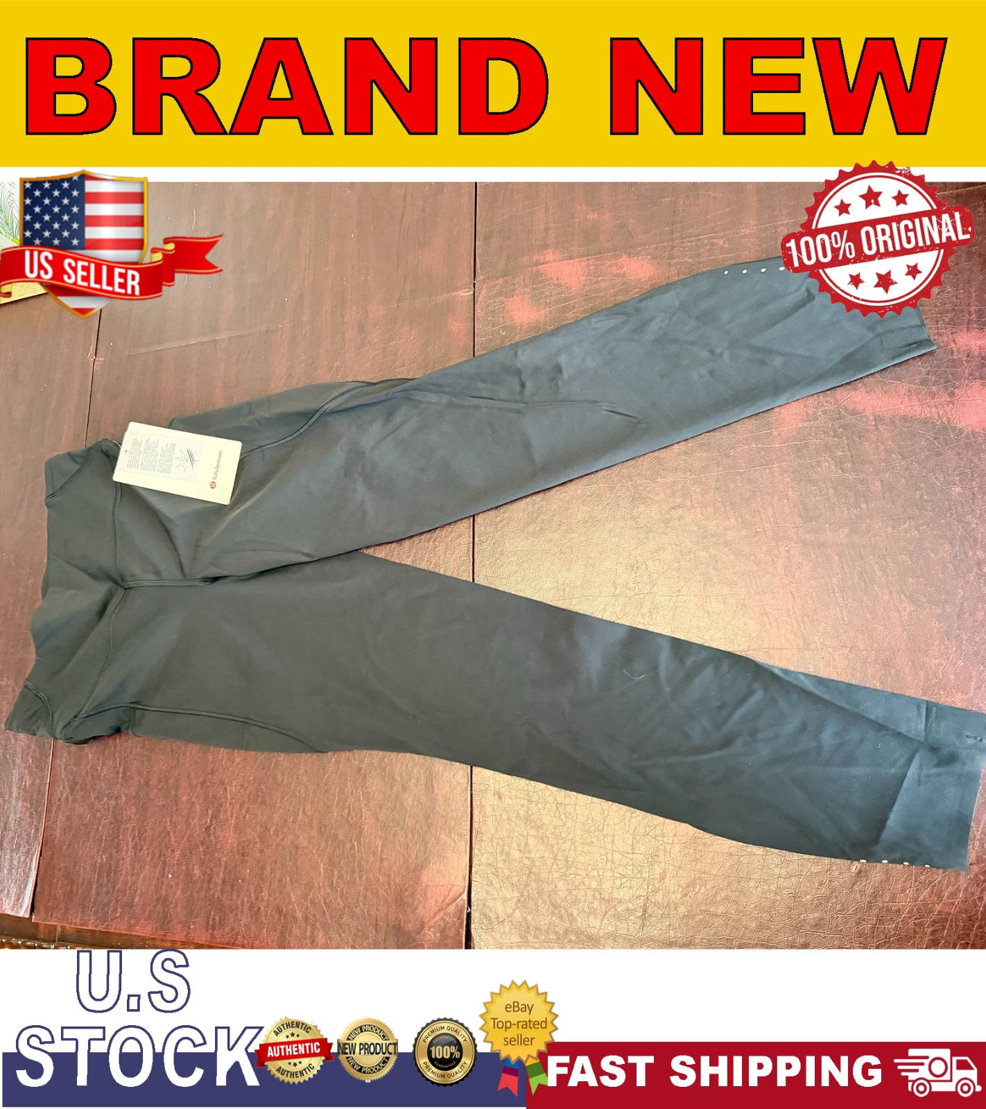 Lululemon Fast and Free High-Rise Tight 25" 5 Pocket |Size 6, New W/ Tags| BLK