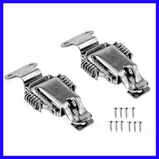 Anti-Corrosion Toggle Latch Catch for Secure Storage - Silver Stainless Steel