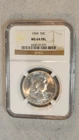 1960 P NGC MS64 FBL FRANKLIN HALF NEAR GEM UNCIRCULATED SILVER 50C Coin!