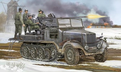 Trumpeter  05532 1/35 Sd.Kfz. 6/2 3,7 cm Flak 37 auf Selbstfahrlafet
