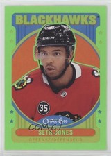 2021-22 Series 2 O-Pee-Chee Update Retro Neon Green Border 40/50 Seth Jones 6o3