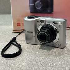 Canon Digital Camera Powershot A1300 HD 16MP Compact Black Fully Tested Working