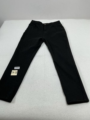 Youth Boys Excellent Monssy Lined Black Jeans XL Waist 30 Inch