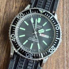 Orologio subacqueo CITIZEN Crystron 150m vintage