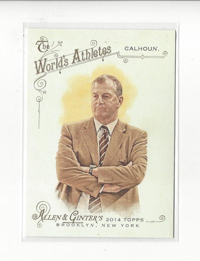 2014 Topps Allen & Ginter #259 Jim Calhoun