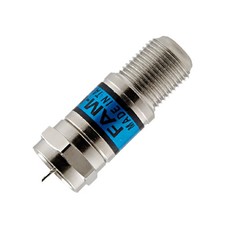 Gray 6 dB Coax Cable Attenuator Pads for Signal Strength Adjustment