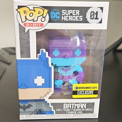 Funko Pop! 8-Bit Batman DC Super Heroes Exclusive Entertainment Earth Figure