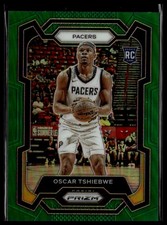 Oscar Tshiebwe #292 2023-24 Panini Prizm Prizms Green 8146
