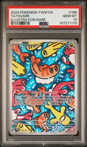 Tatsugiri 186/167 Pokemon Twilight Masquerade PSA 10 #1170
