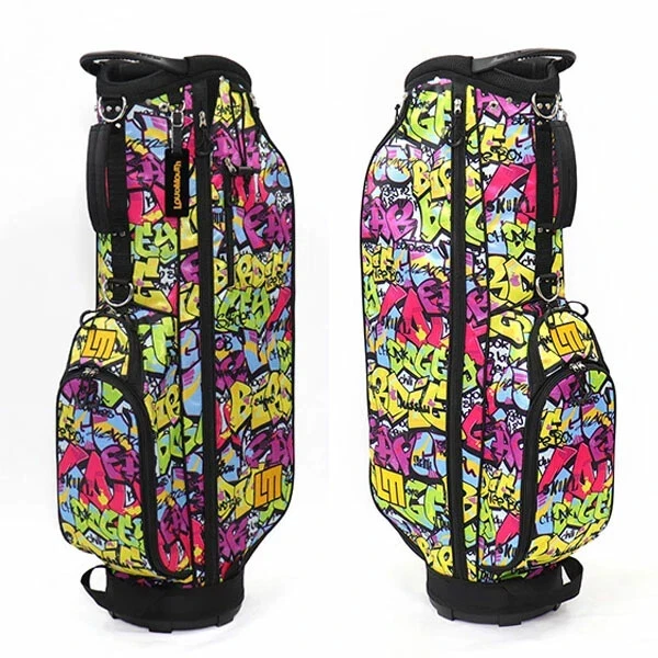 Bolsa de carrinho de golfe Loudmouth 8,5" x 47" unissex 4 vias leve 2025 etiquetas neon nova - Imagem 2 de 4