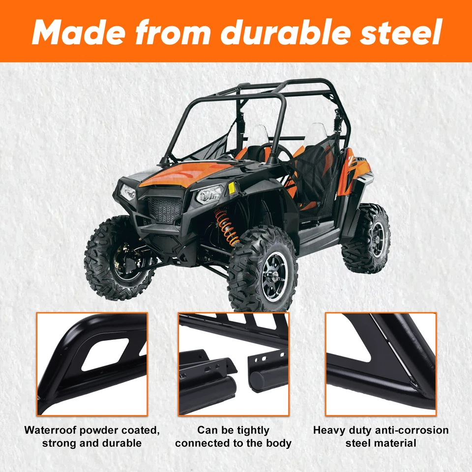 Barras Nerf laterales deslizantes de roca para Polaris RZR 570/RZR 800/RZR 800 S 2008-2014 Foto 3 de 4